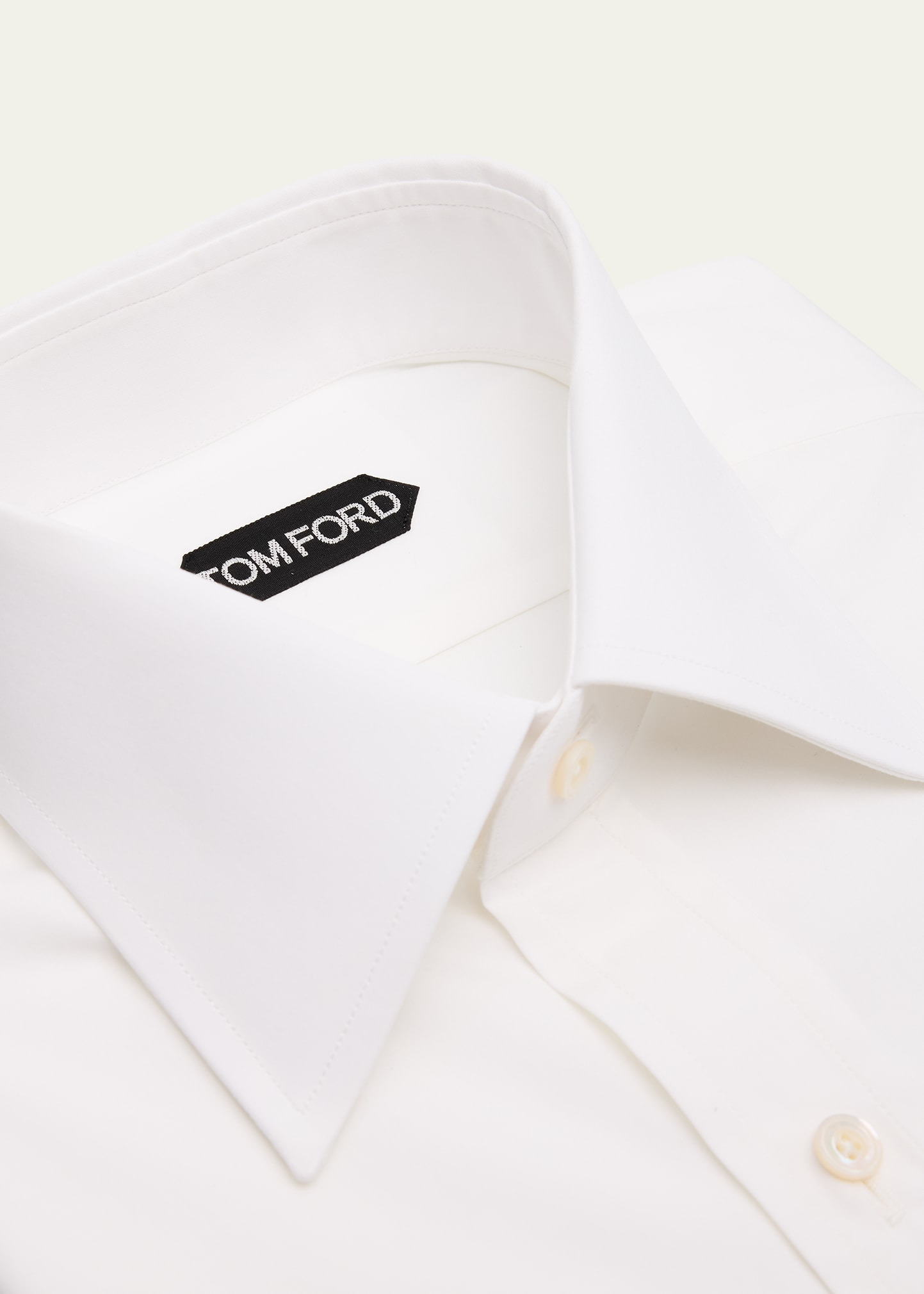 Men's Cotton Point-Collar Dress Shirt - 2