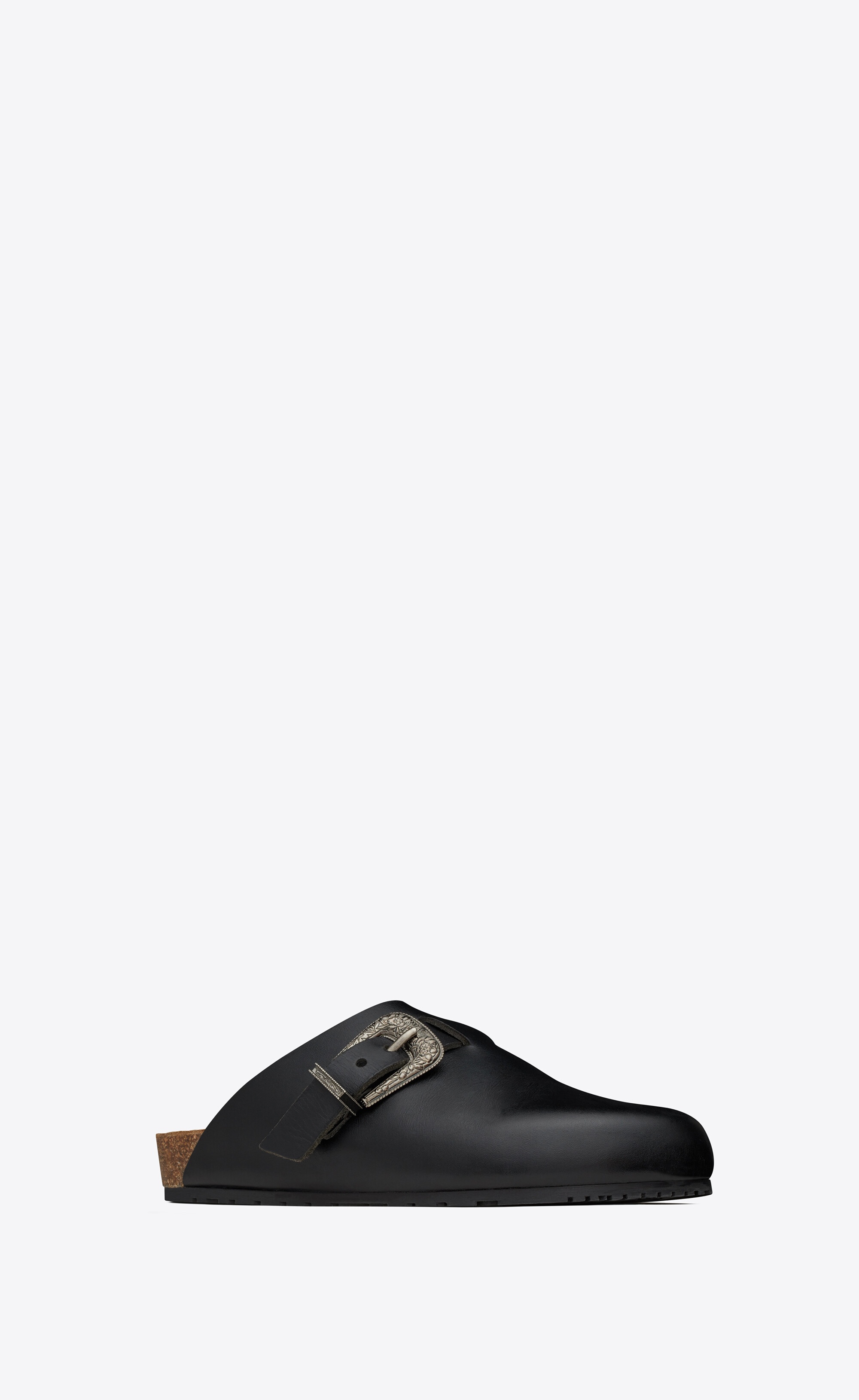 SAINT LAURENT nichols clogs in smooth leather | REVERSIBLE
