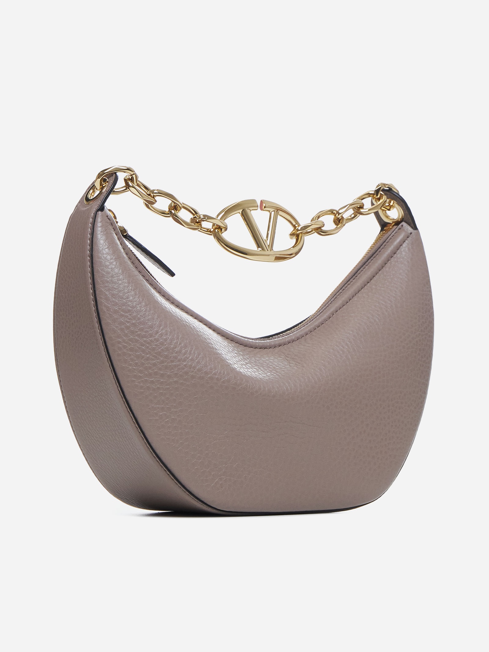 VLogo Moon small leather bag - 2