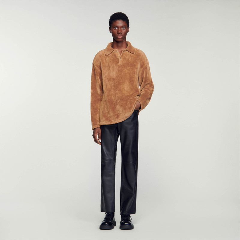 Sandro TERRY KNIT POLO SHIRT outlook
