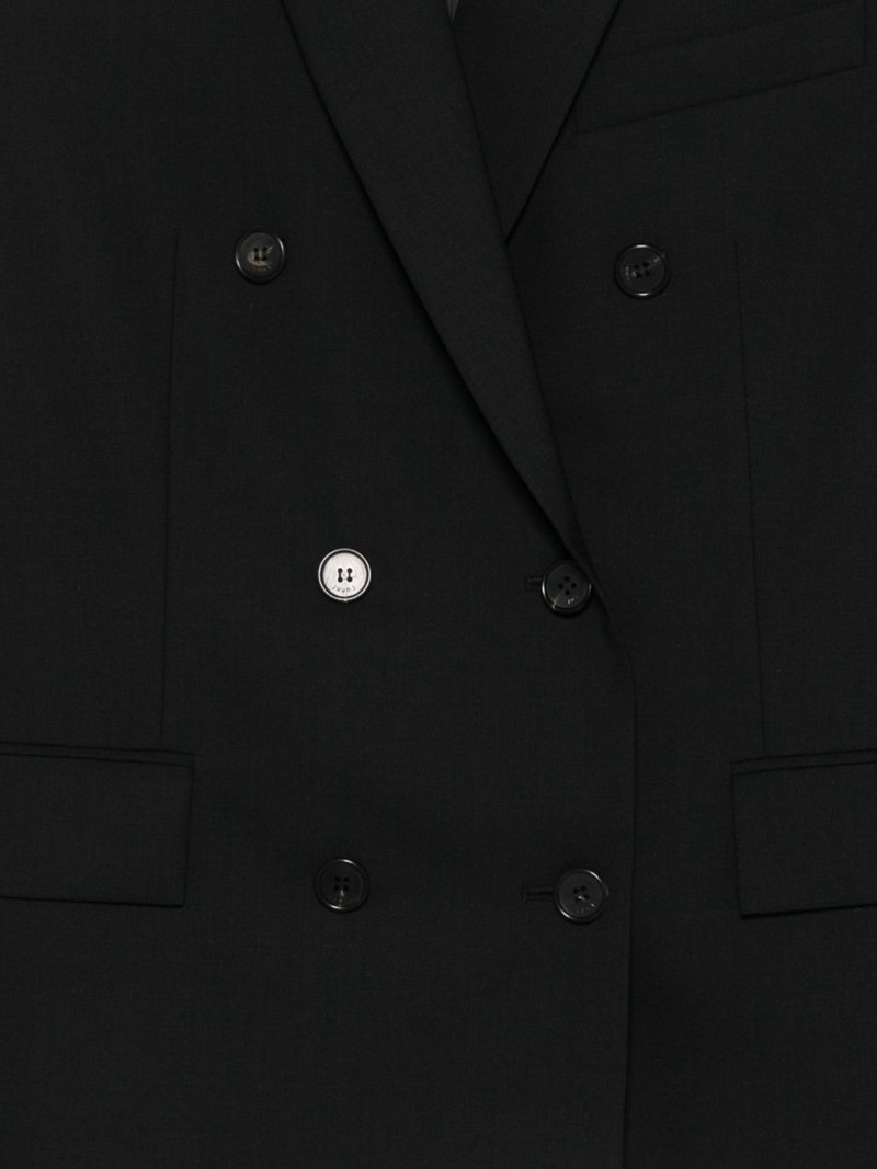 double-breasted buttoned blazer 3