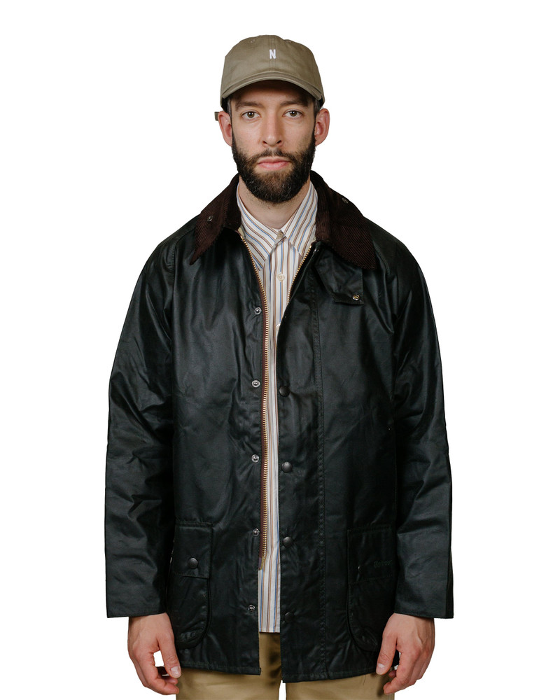 Barbour Beaufort Wax Jacket Sage outlook