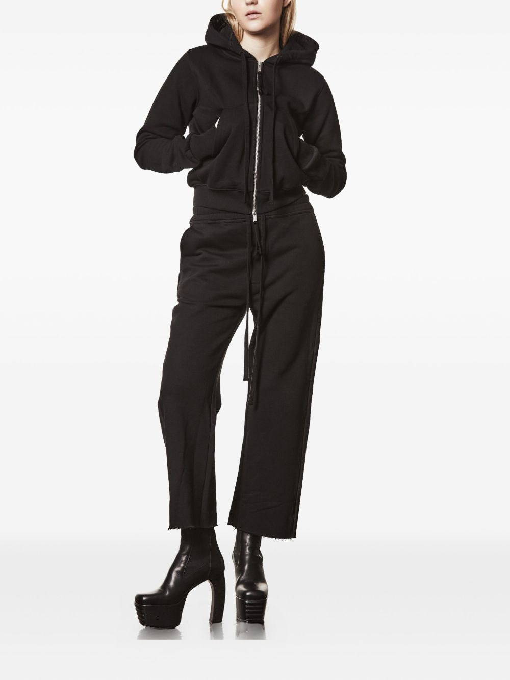 hooded zip-up jacket - 2