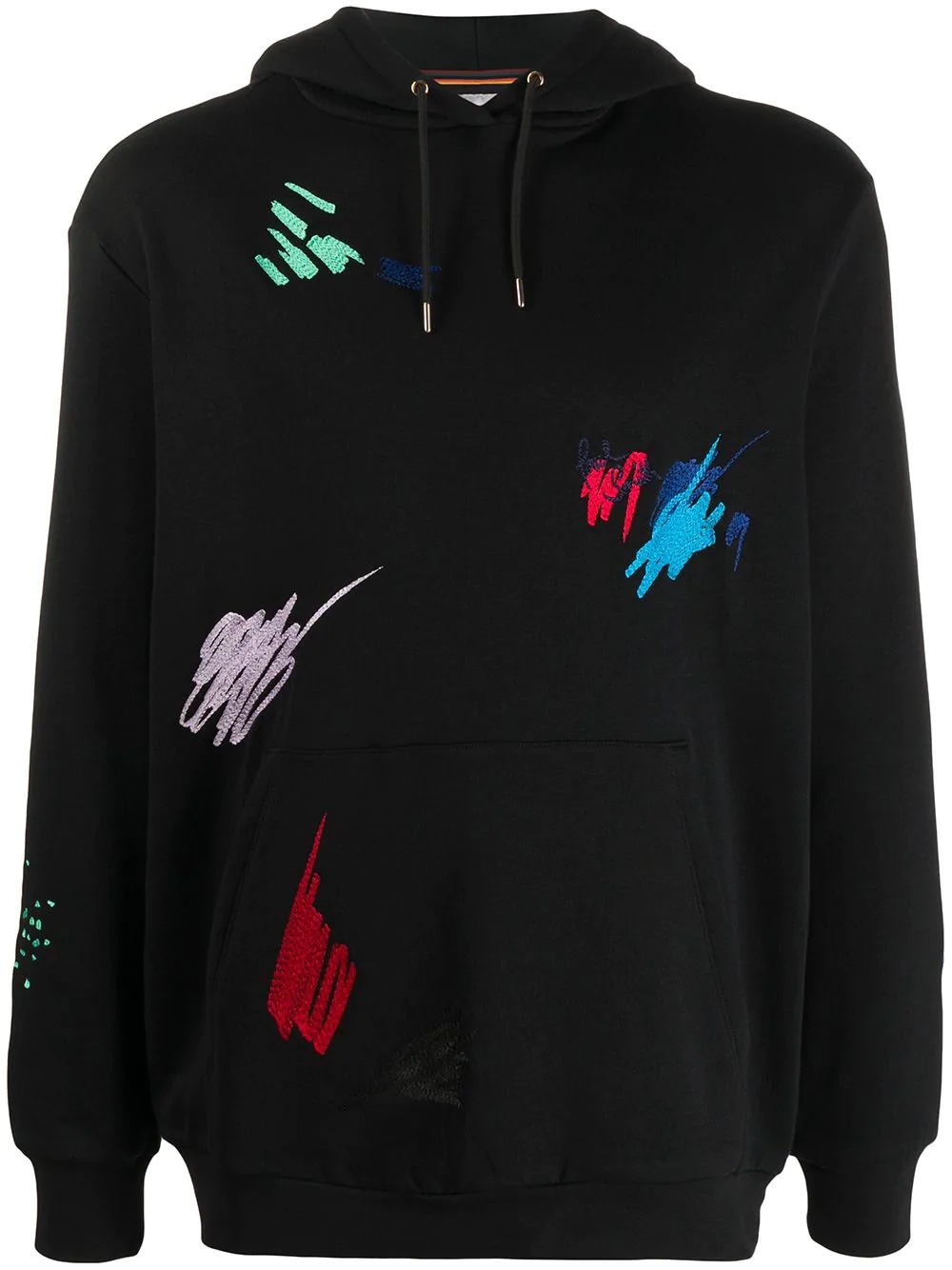 Marker Pen embroidered hoodie - 1