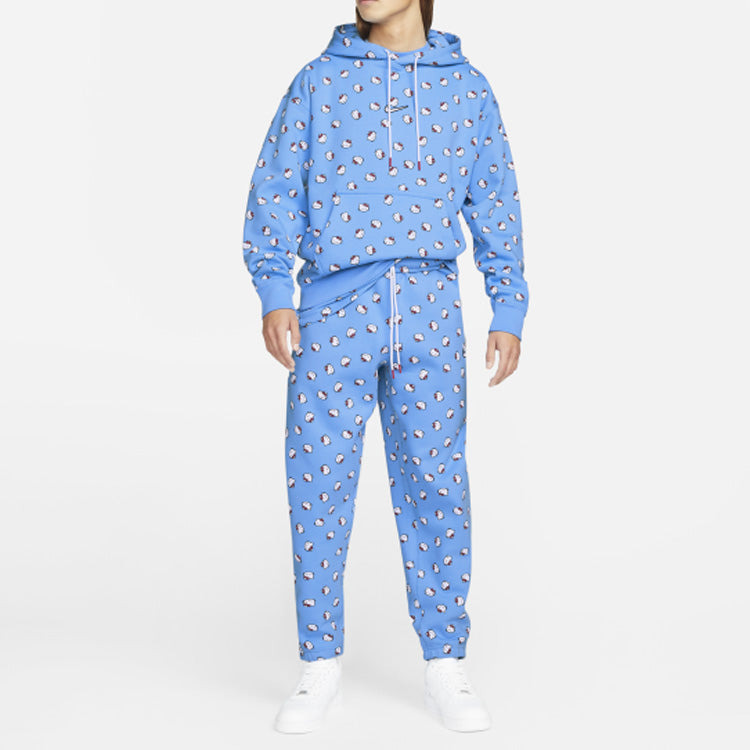 Men's Nike x Hello Kitty Crossover SS22 CAT Full Print Blue DR5516-412 - 3