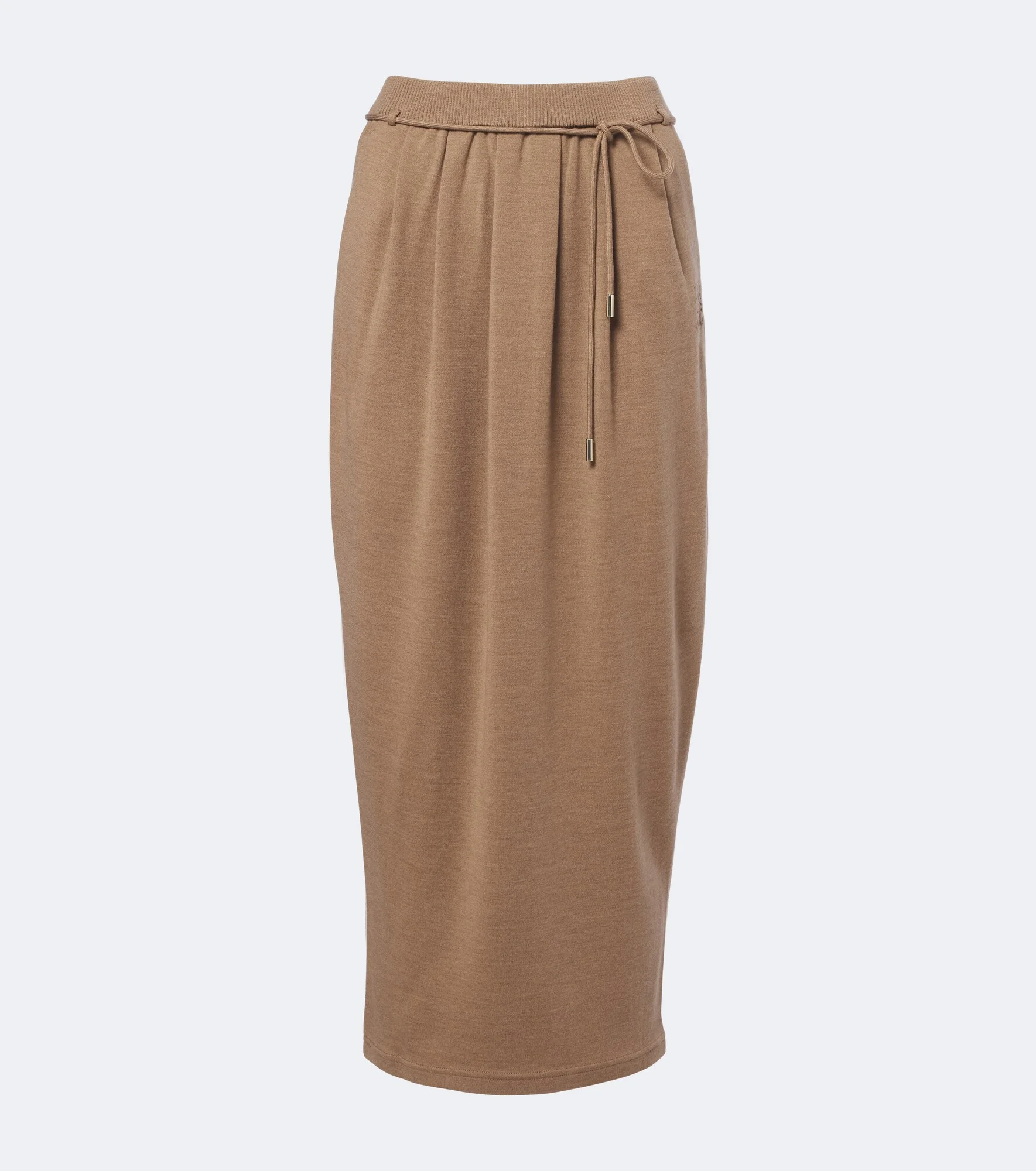 Virgin wool midi skirt - 1