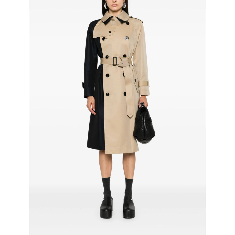 Sacai Black Coats - Trench & Raincoats Women - 4