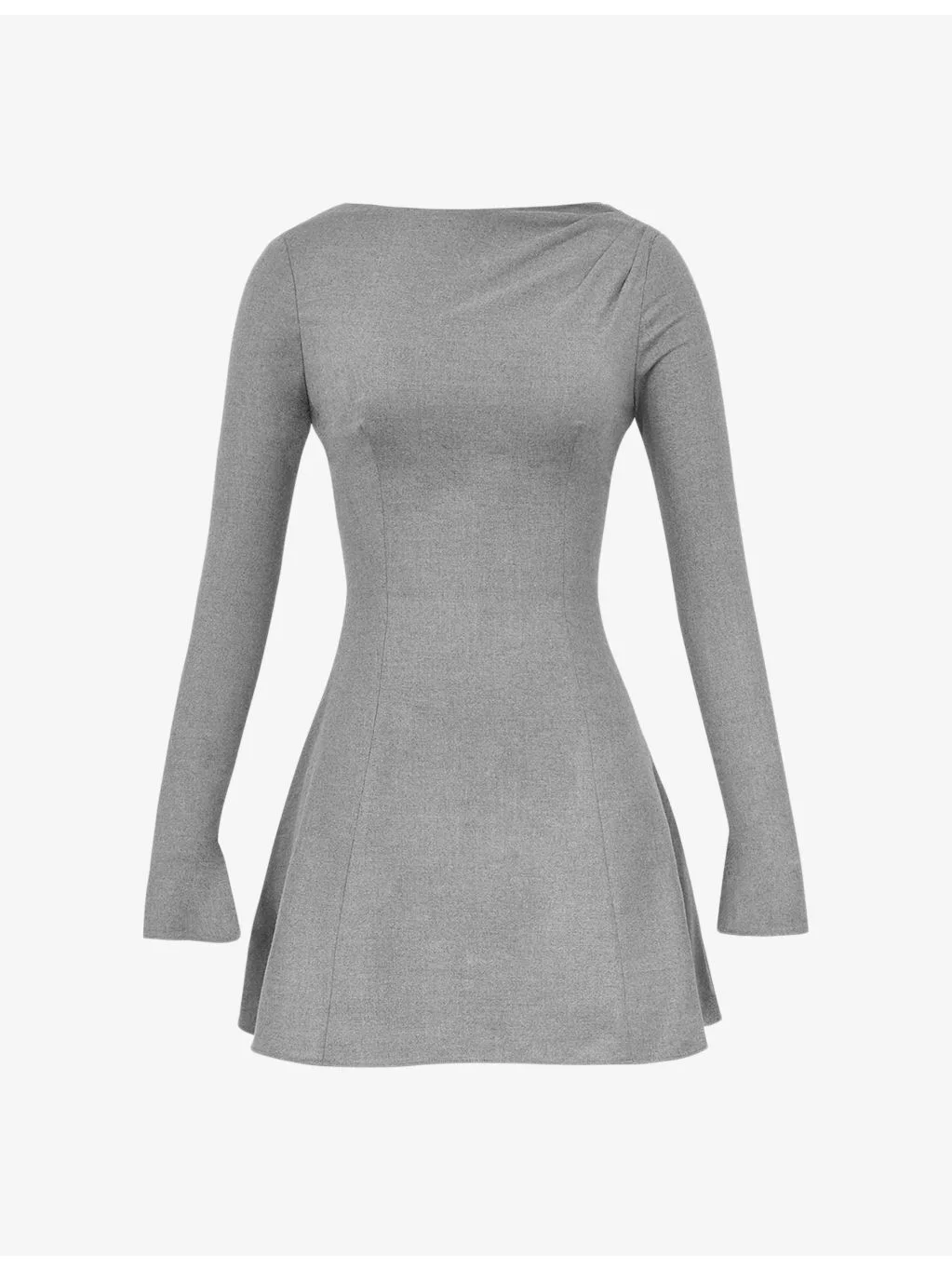 Angelique long-sleeved stretch-woven mini dress - 1
