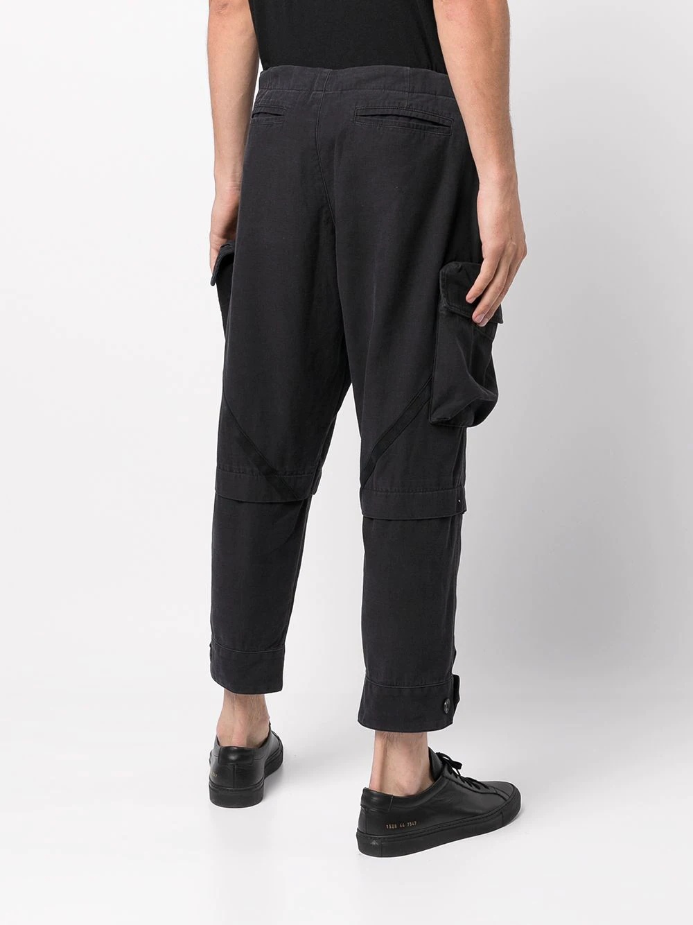 cropped cargo trousers - 4