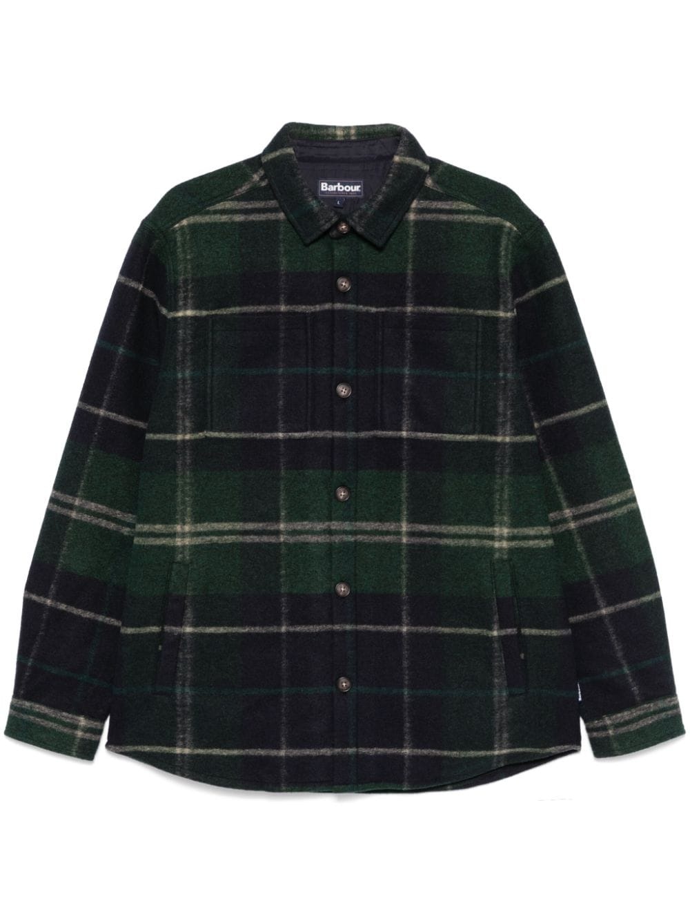 tartan overshirt - 1