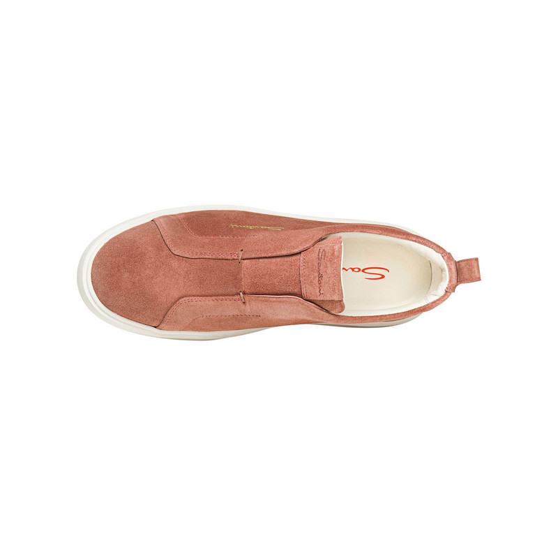 Women’s pink suede slip-on sneaker 4