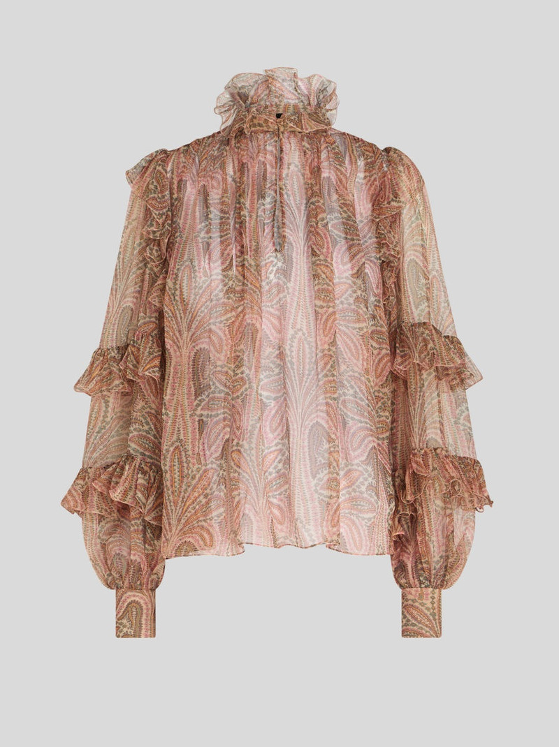 SILK TOP WITH RUCHES 1