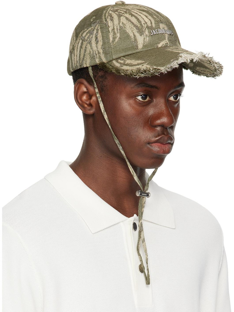 JACQUEMUS Khaki 'La casquette Artichaut' Cap outlook