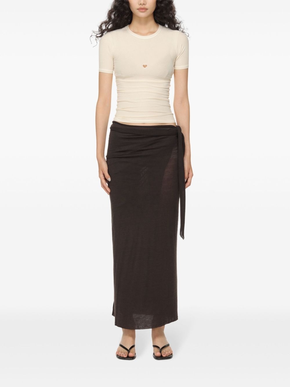 cut-out T-shirt - 2