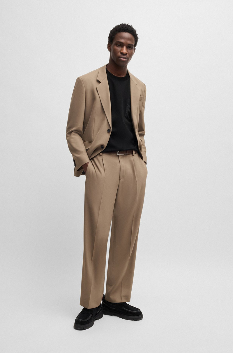 HUGO INTERLOCK-COTTON T-SHIRT WITH CONTRAST POCKET outlook