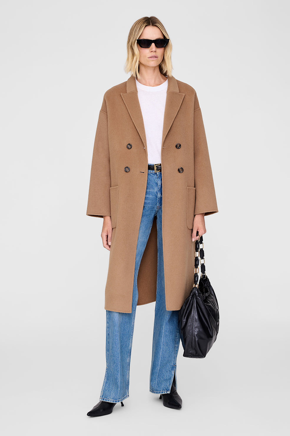 Dylan Coat - Camel Cashmere Blend - 2