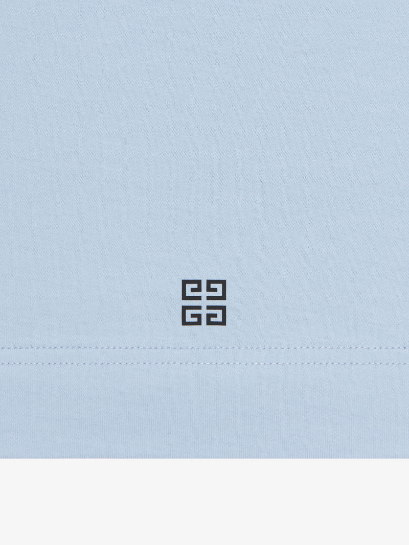 SLIM FIT T-SHIRT IN COTTON WITH GIVENCHY EAGLE PRINT 6