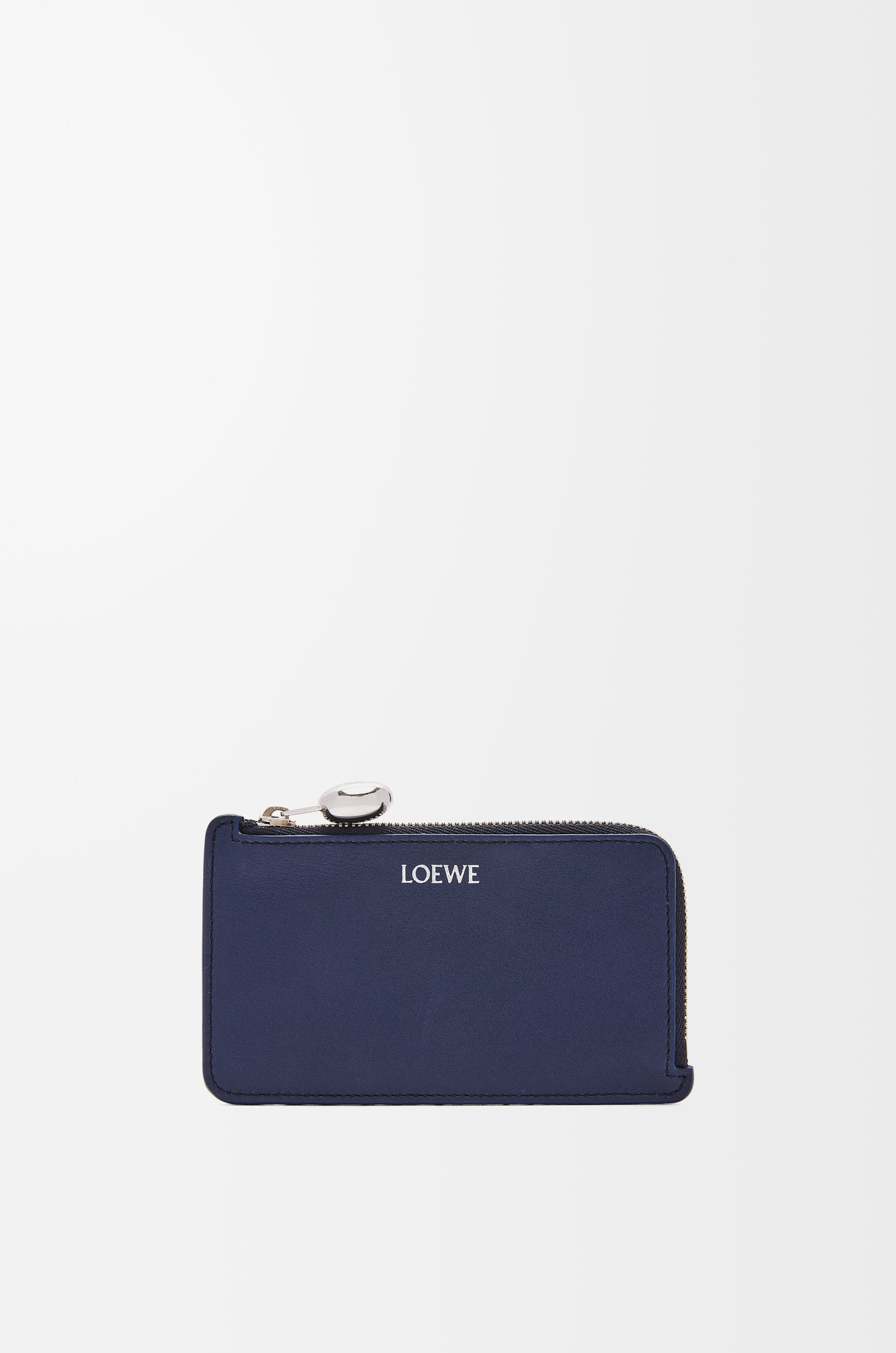 Pebble coin cardholder in shiny nappa calfskin - 1