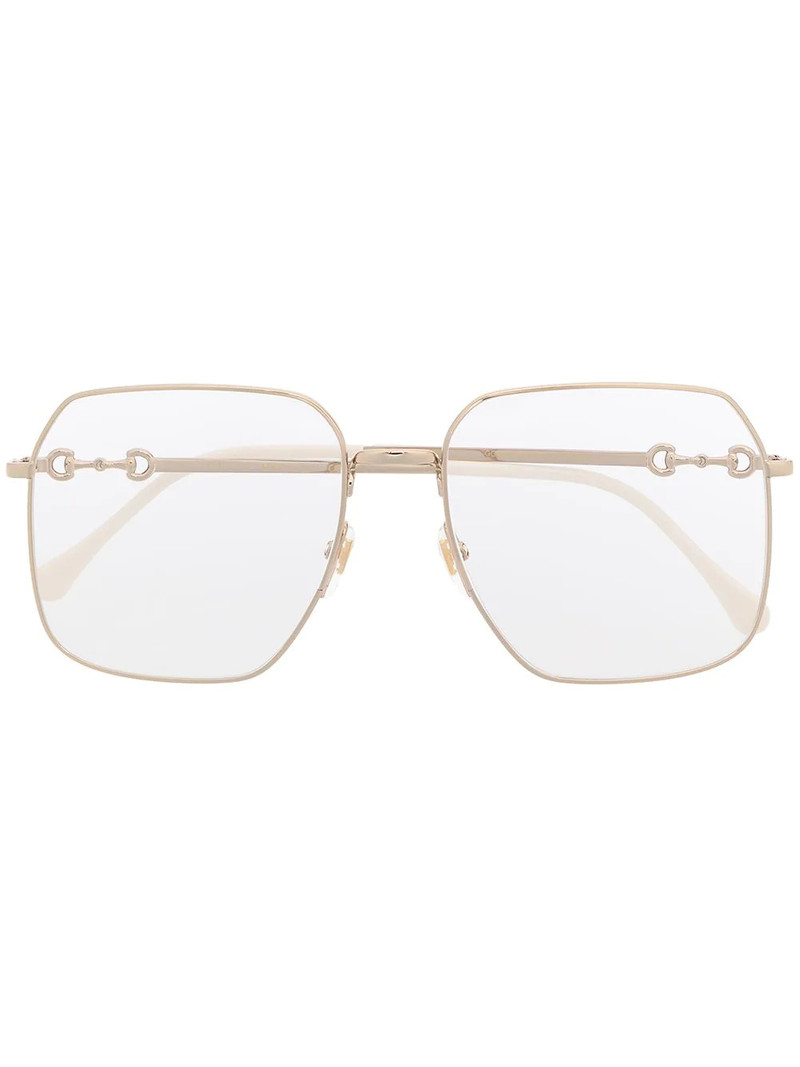 square-frame oversized glasses 1