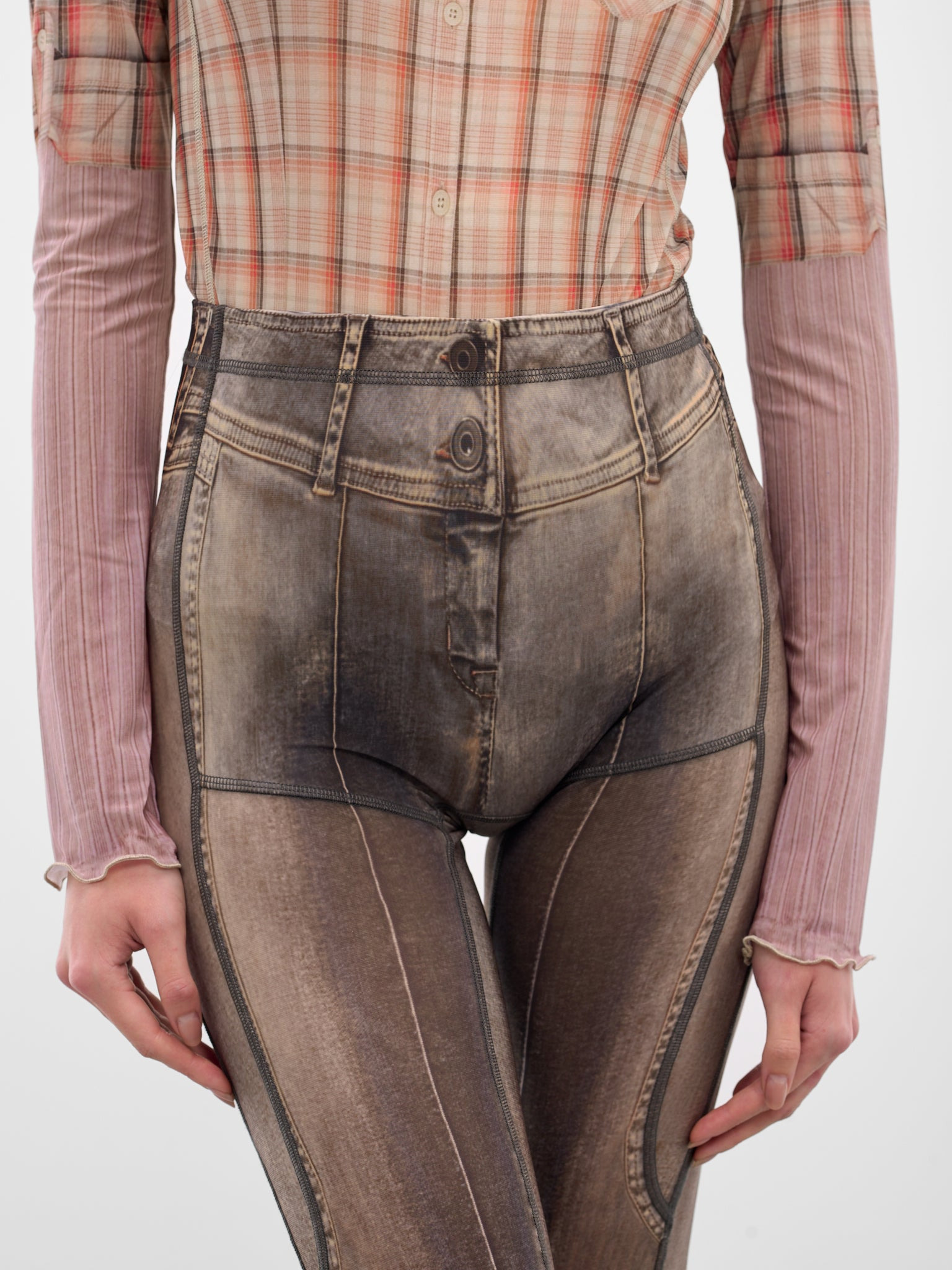 Harley Denim Print Halcyon Leggings - 4
