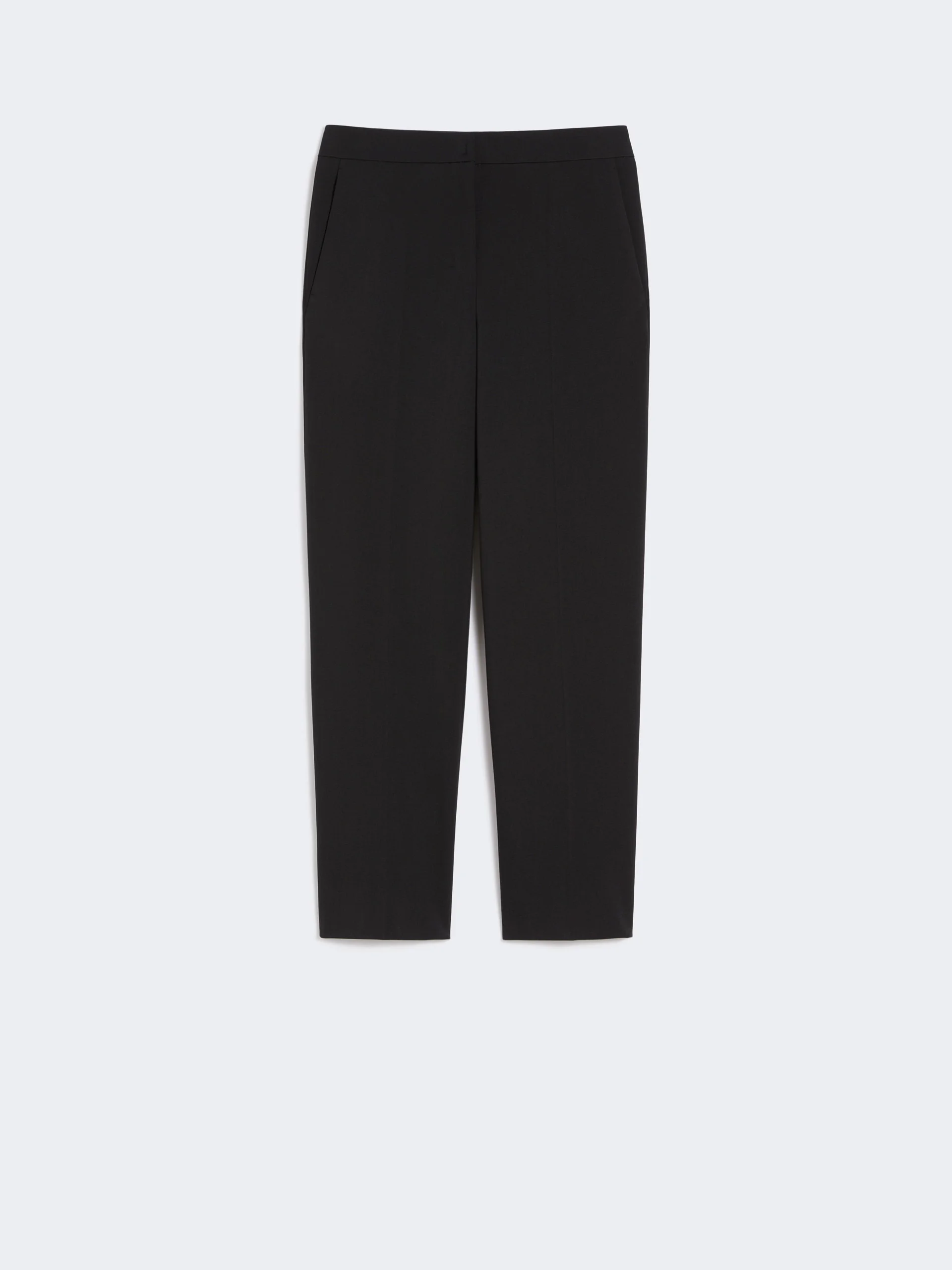 MALIKA Slim gabardine trousers - 1
