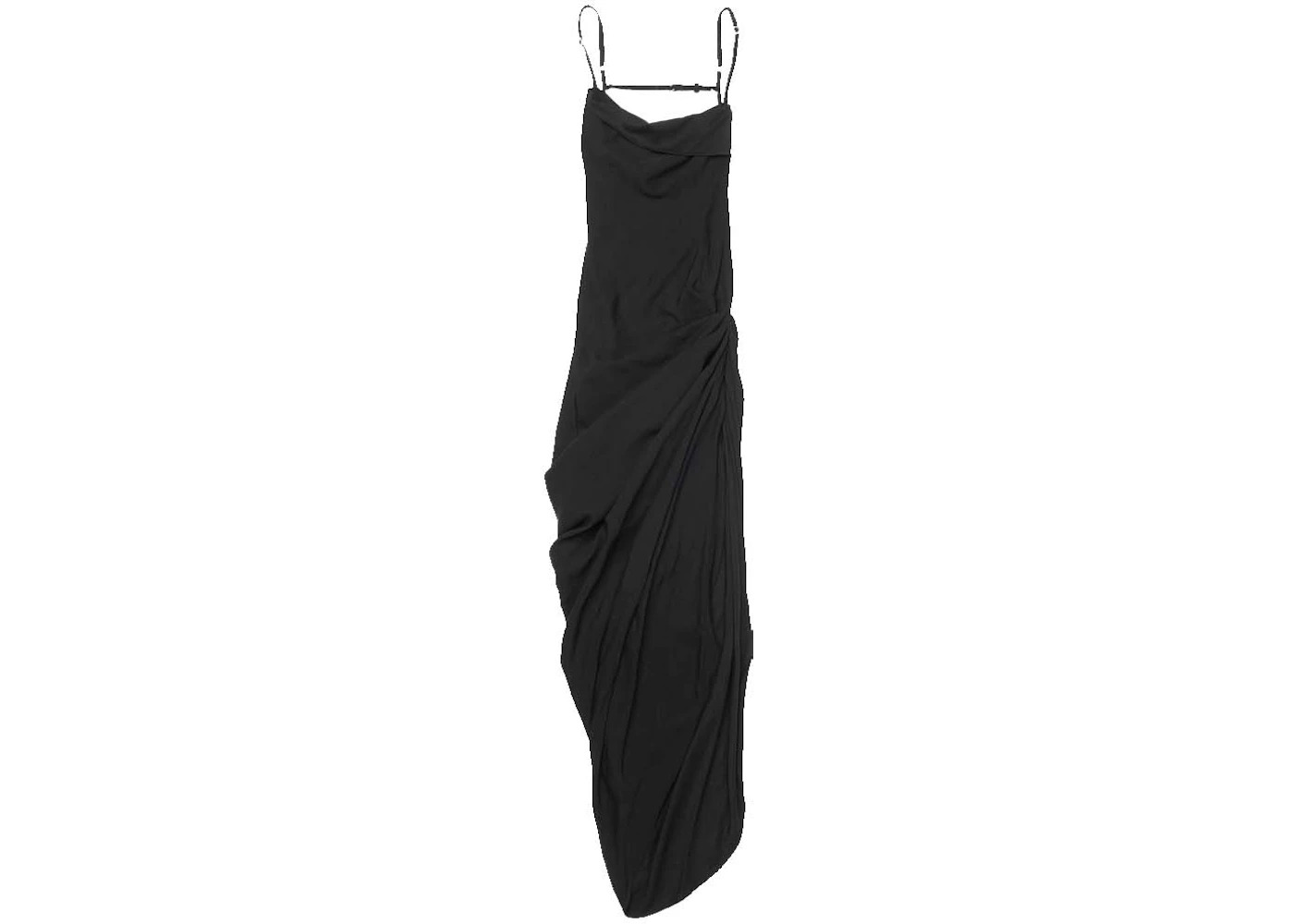 Jacquemus La Robe Saudade Longue Dress Black - 1