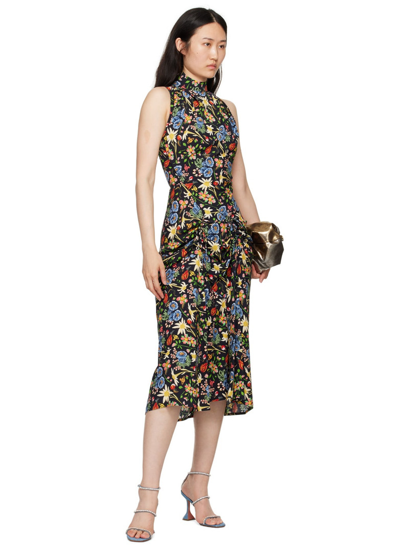 Amina Muaddi Blue Gilda Heeled Sandals outlook