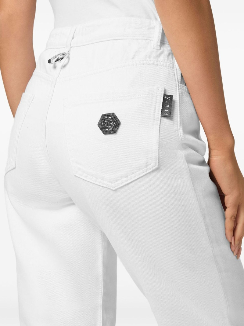 logo-plaque jeans 5