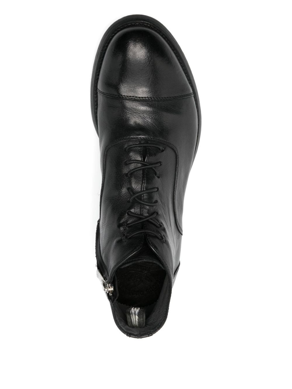 lace-up zip-detail boots - 4