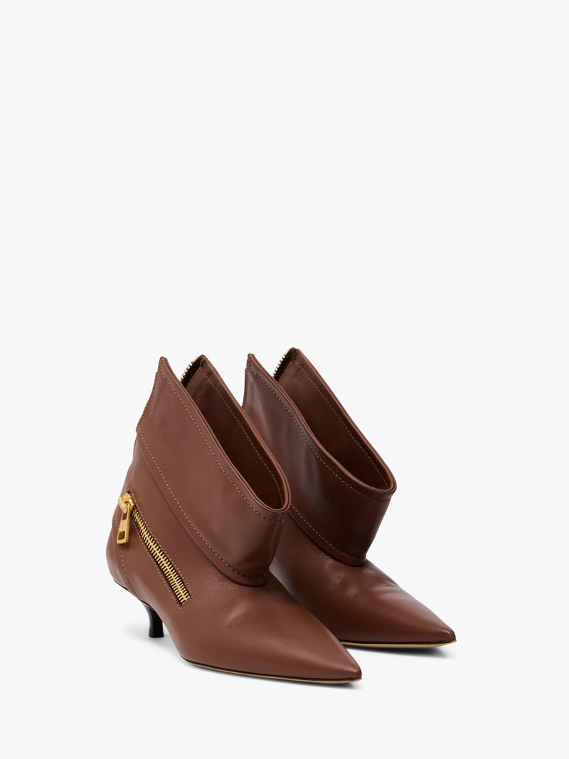 JW Anderson BIKER KITTEN HEEL - LEATHER ANKLE BOOT outlook
