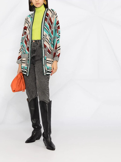 Missoni abstract pattern cardigan outlook