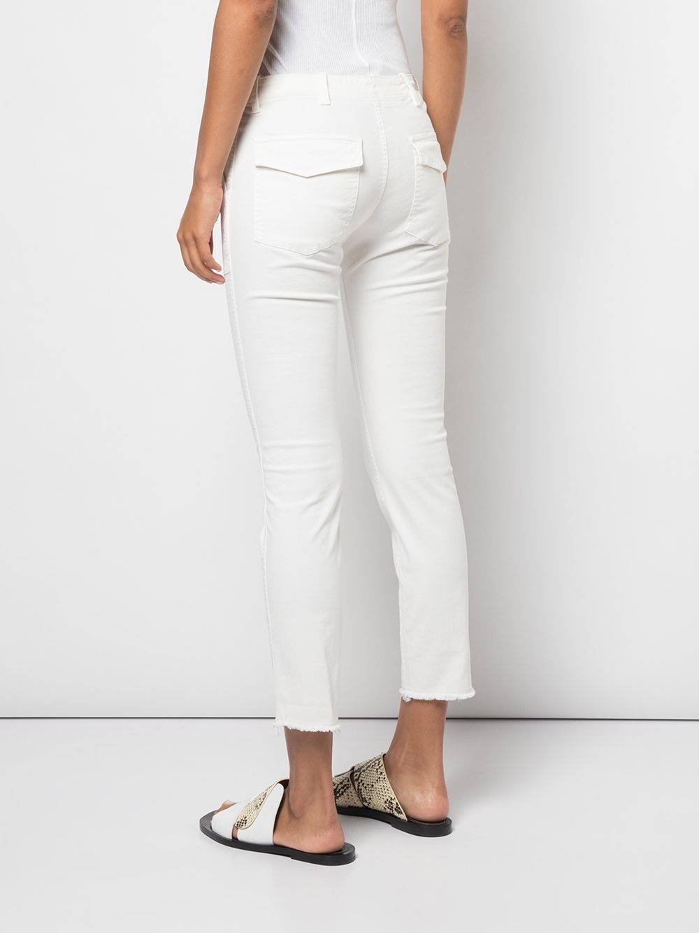 cropped skinny trousers - 4
