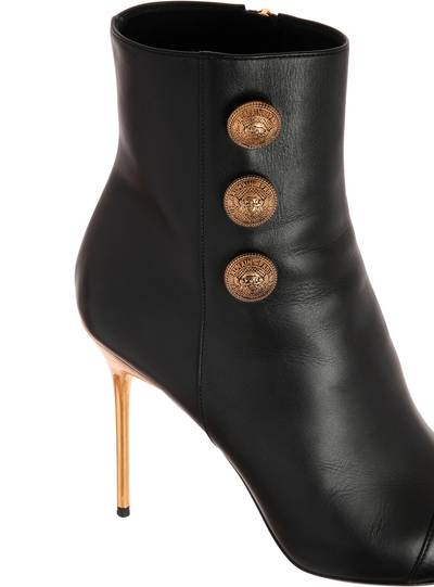 Balmain Leather Roni ankle boots outlook