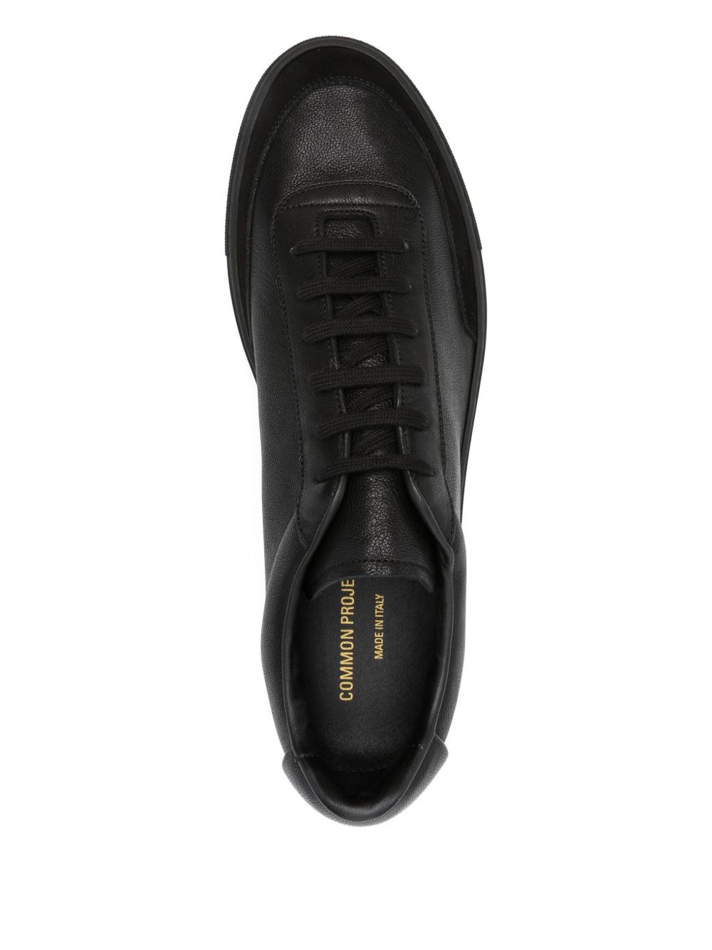 leather suede sneakers - 4
