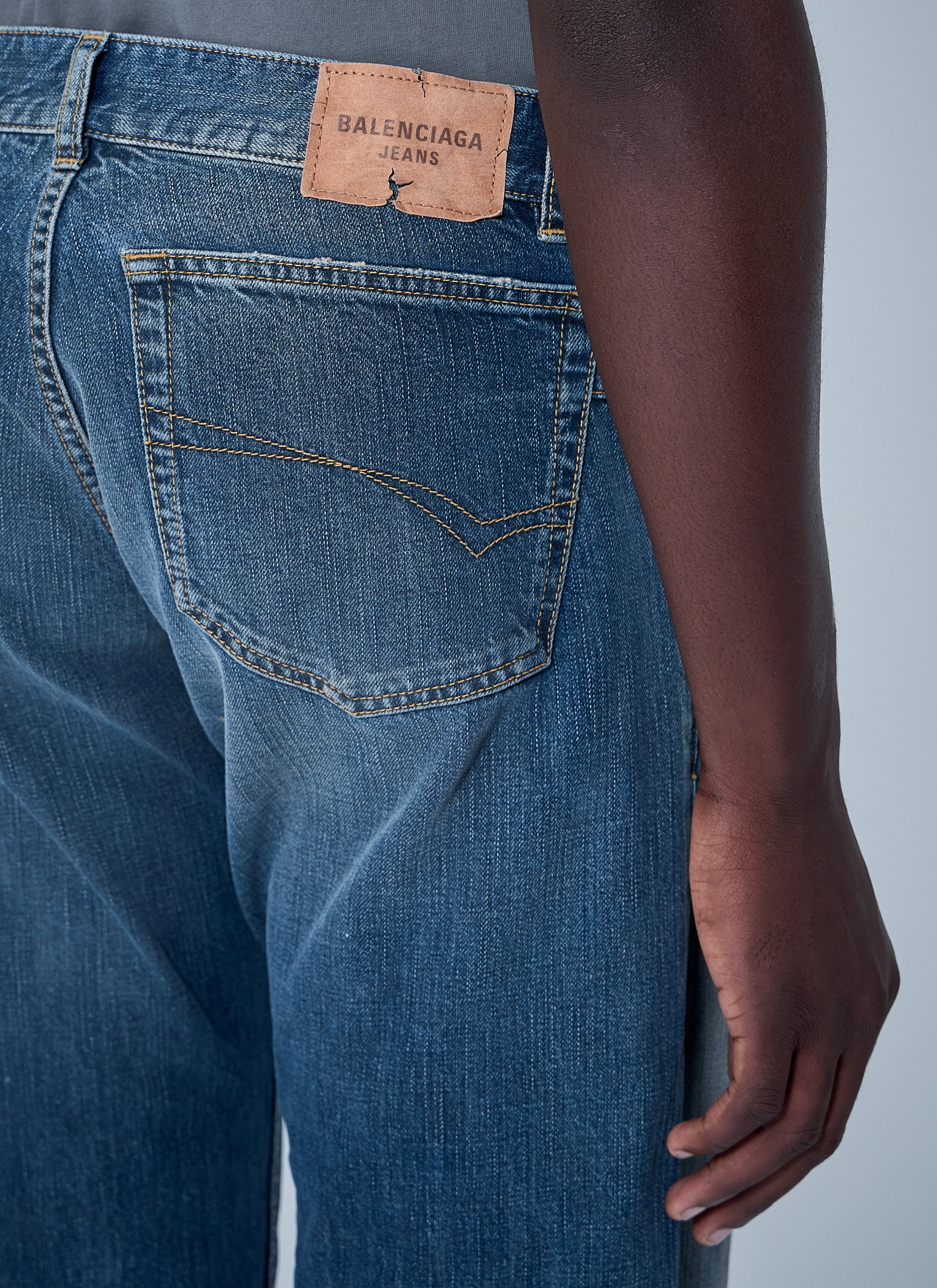 Balenciaga Men Low Rise Jeans - 6