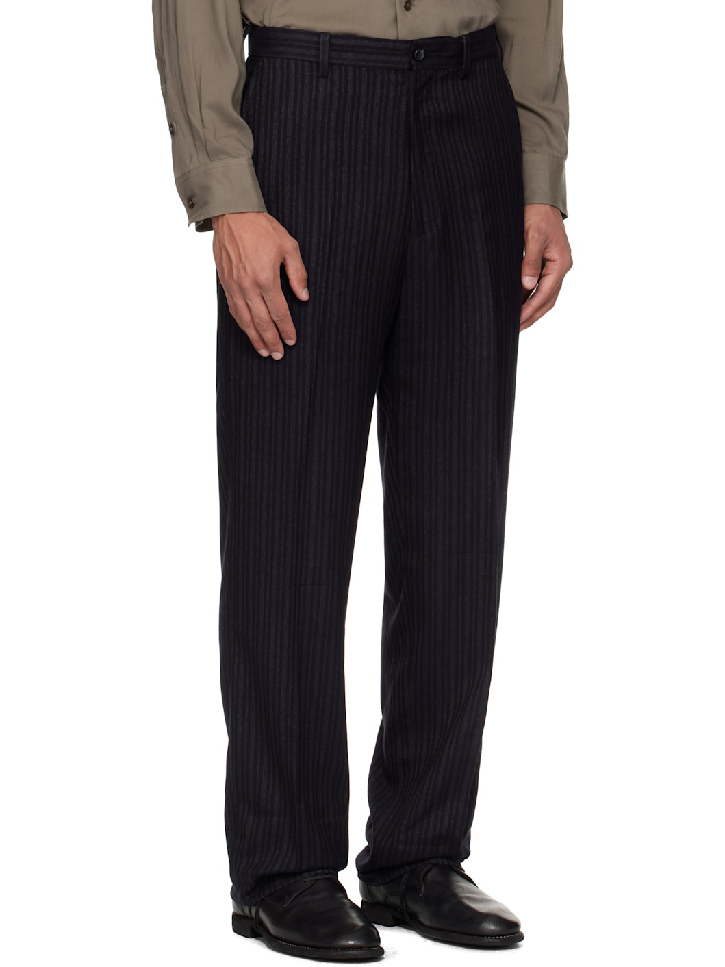 Black Suit RY Heather ST Flat Trousers - 2