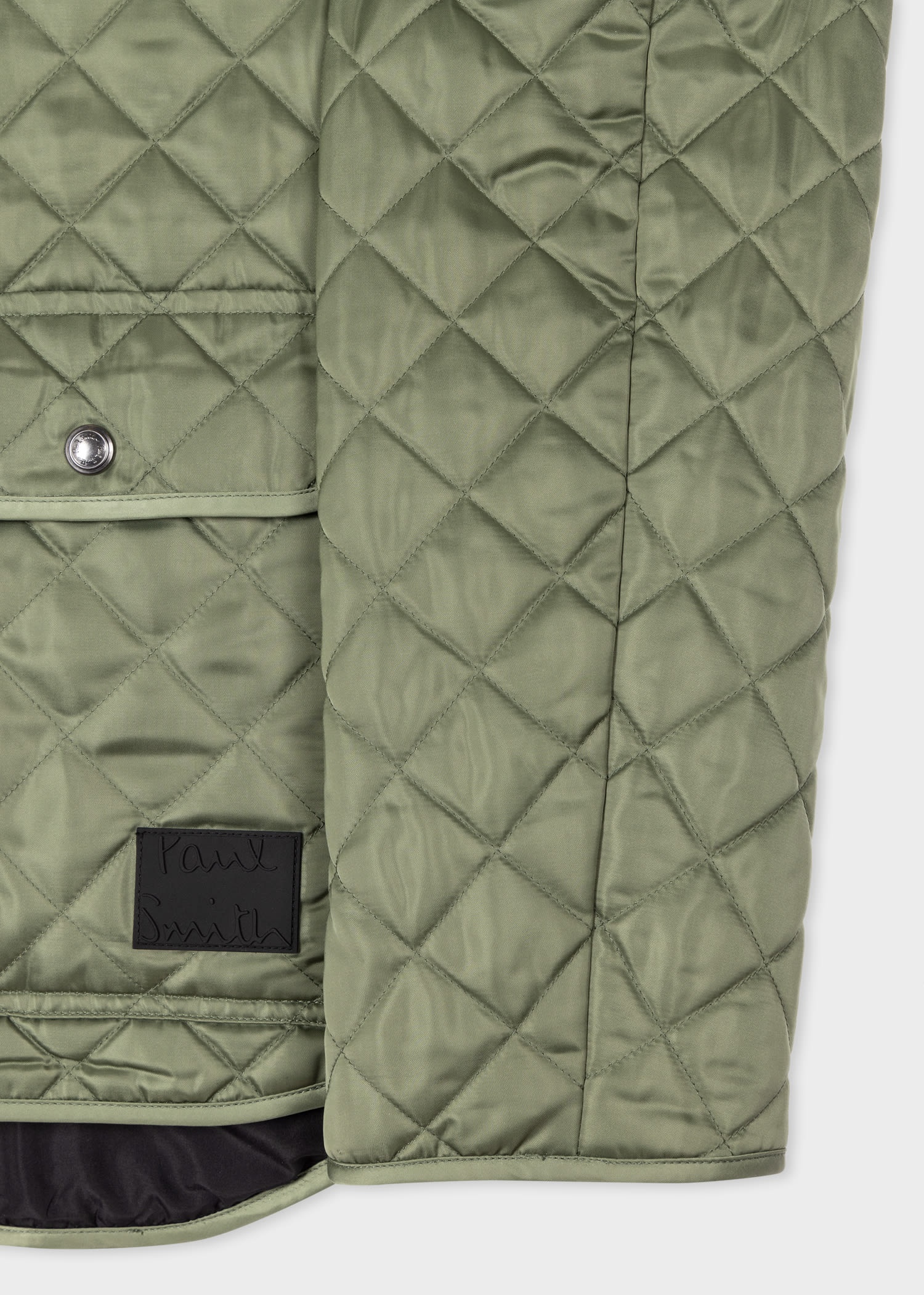 Khaki Quilted Jacket - 3