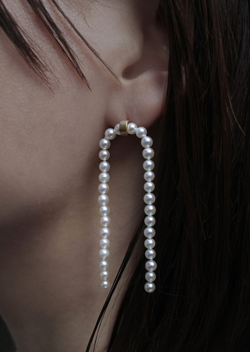 SHIHARA Mini Akoya Pearl Node Strand — 120mm outlook