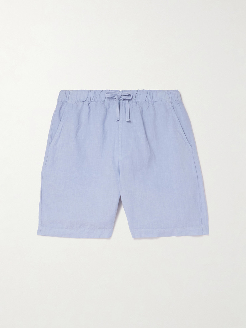 Joggy Straight-Leg Linen Bermuda Shorts 1