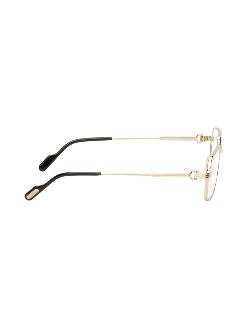 Cartier Gold Rectangular Glasses outlook