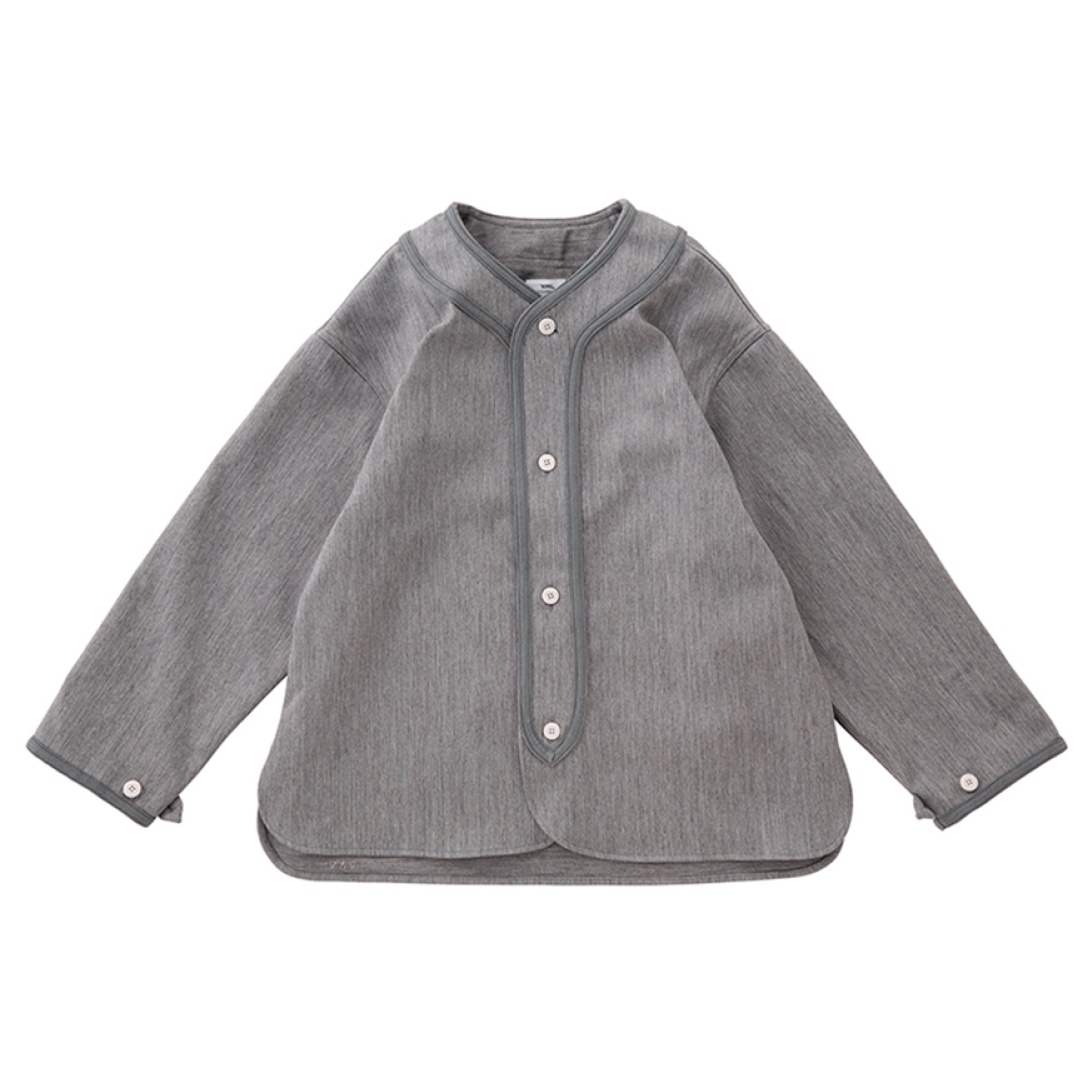 DUGOUT SHIRT L/S W GREY - 1