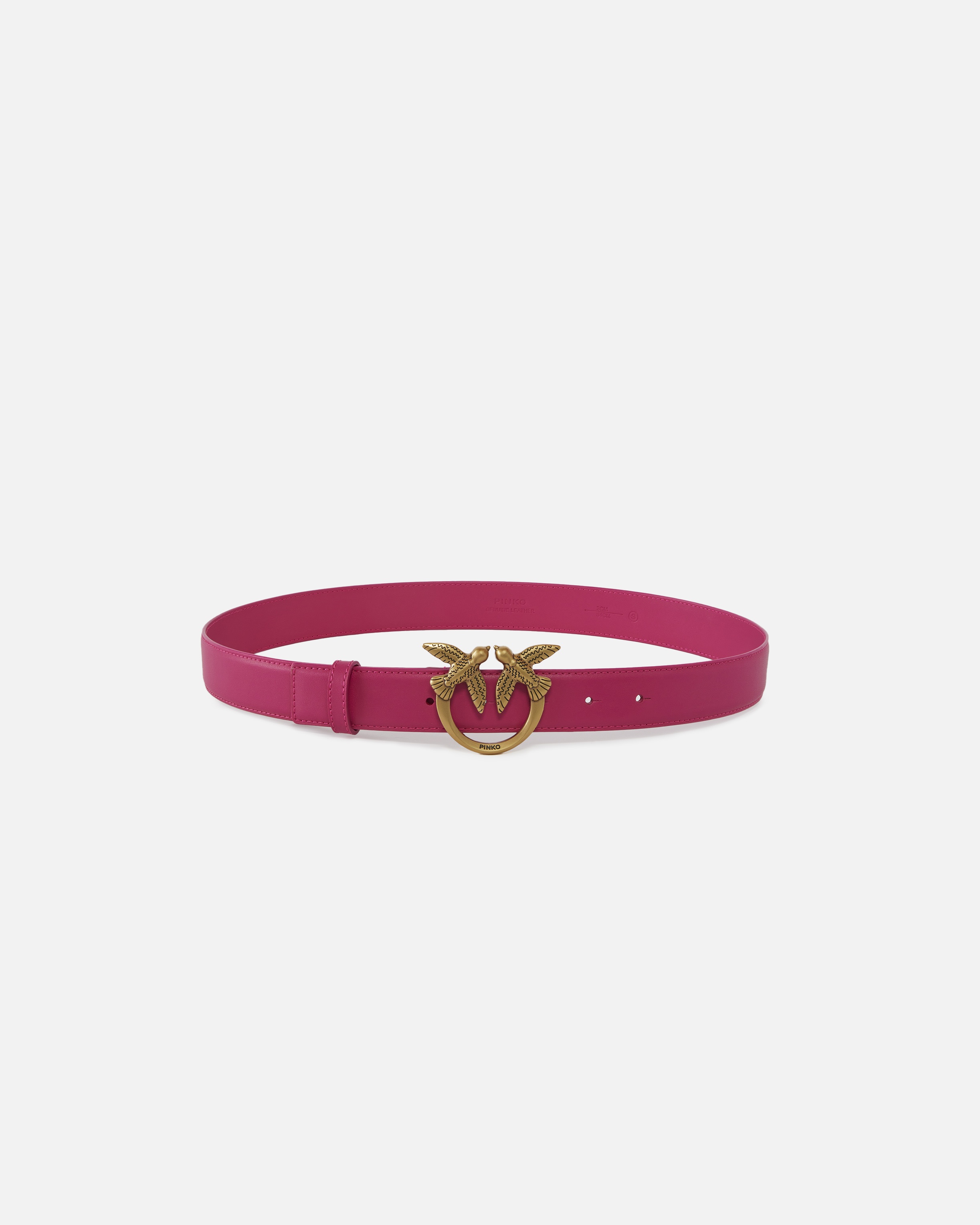 LOVE BIRDS LEATHER BELT 3CM - 1