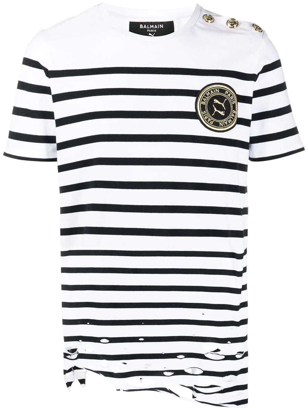 x Puma striped T-shirt - 1