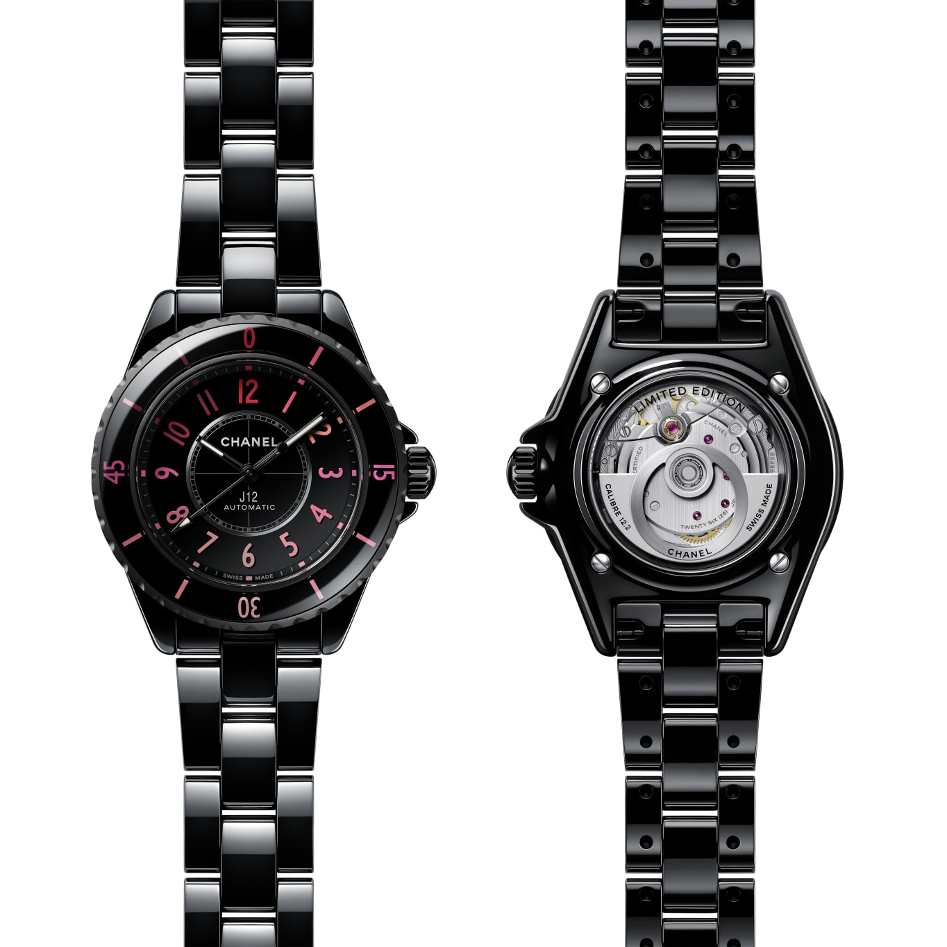 J12 BLUSH WATCH CALIBER 12.2, 33MM - 3