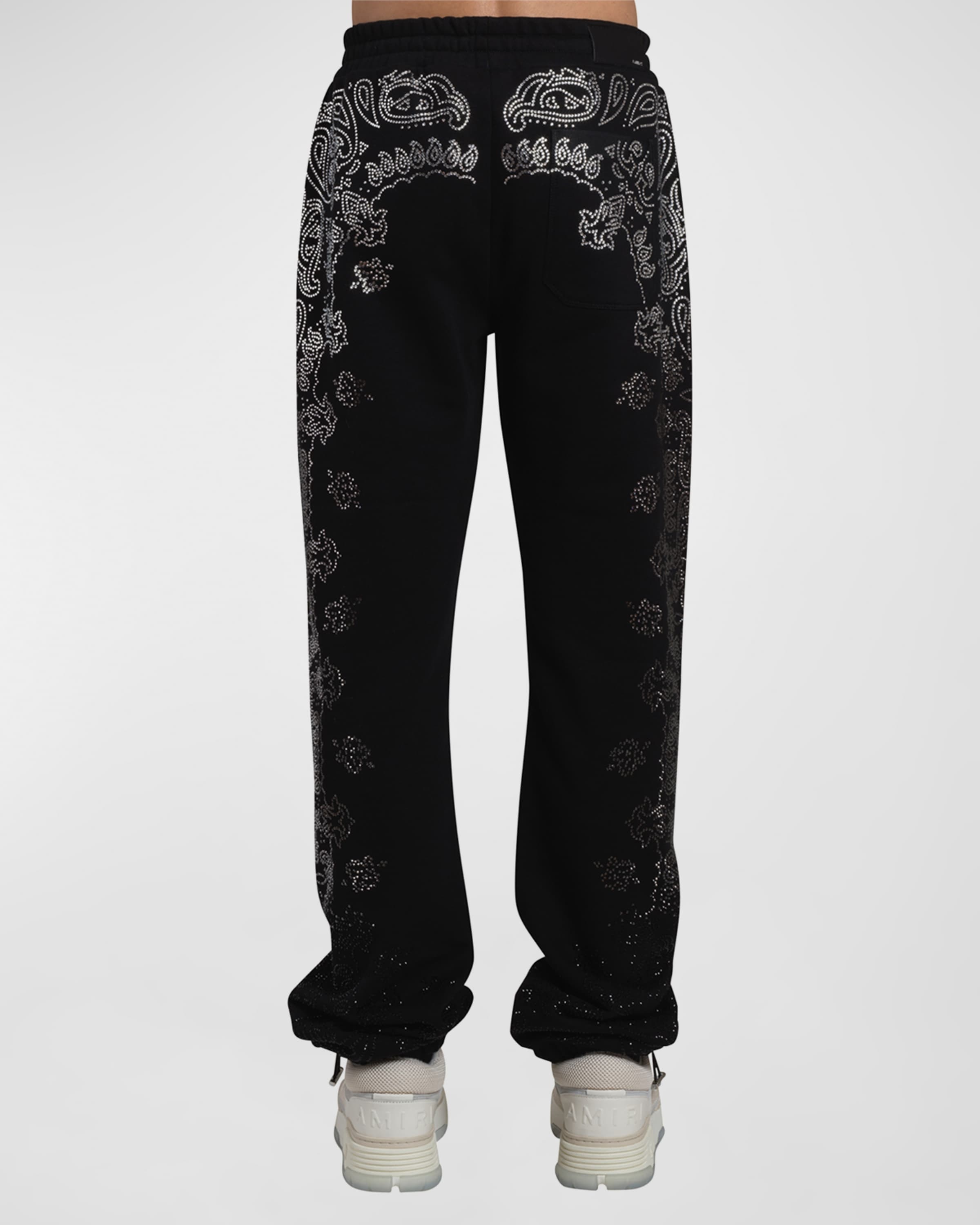 Men's Crystal Bandana Sweatpants - 2