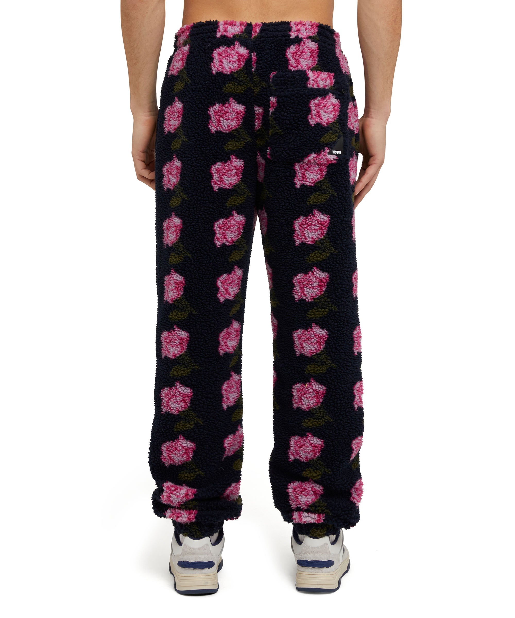 Jogger trousers in "Sherpa Jacquard" fabric - 3