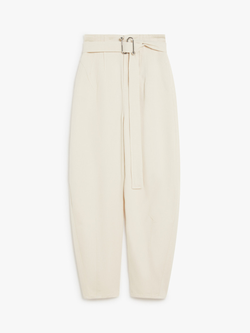 GLAUCO Wide denim trousers 1
