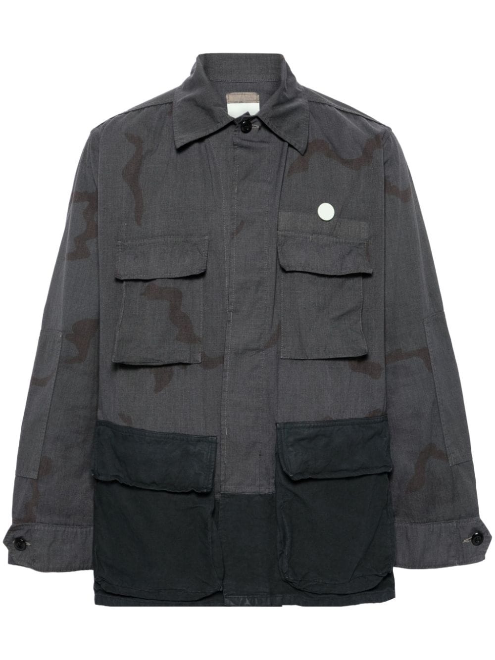 camouflage-print ripstop shirt jacket - 1