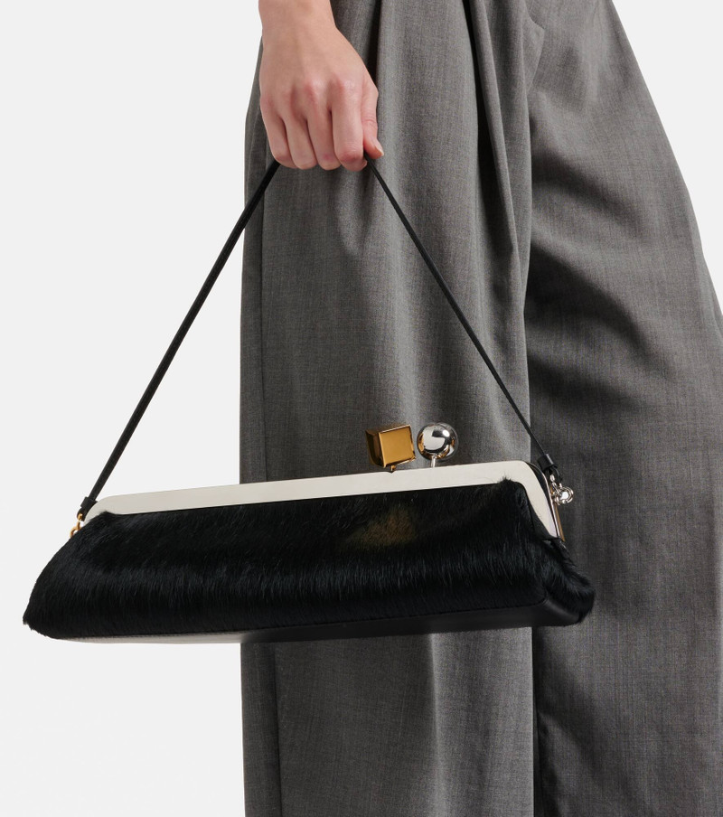 Salon calf hair shoulder bag 2