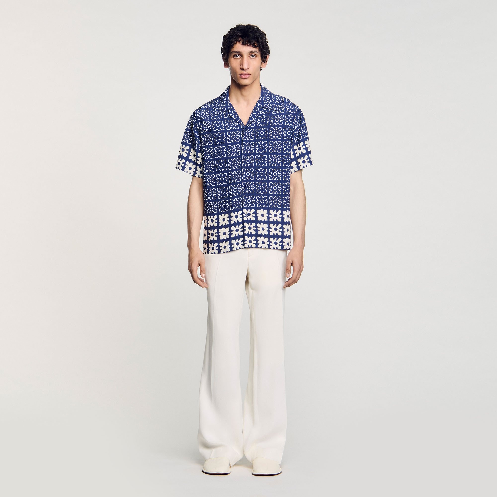 FLORAL MOTIF SHIRT - 2
